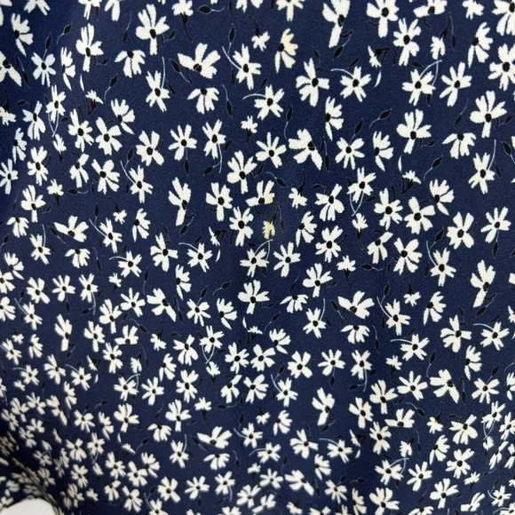 SALONI Colette Silk Minidress In Navy Painterly $550 - Picture 14 of 15